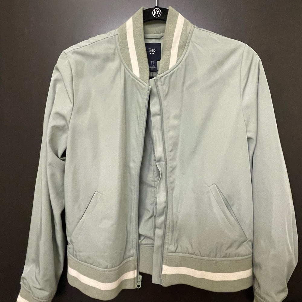 GAP MINT GREEN BOMBER JACKET